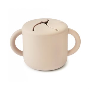 Mushie Snack Cup - Shifting Sand